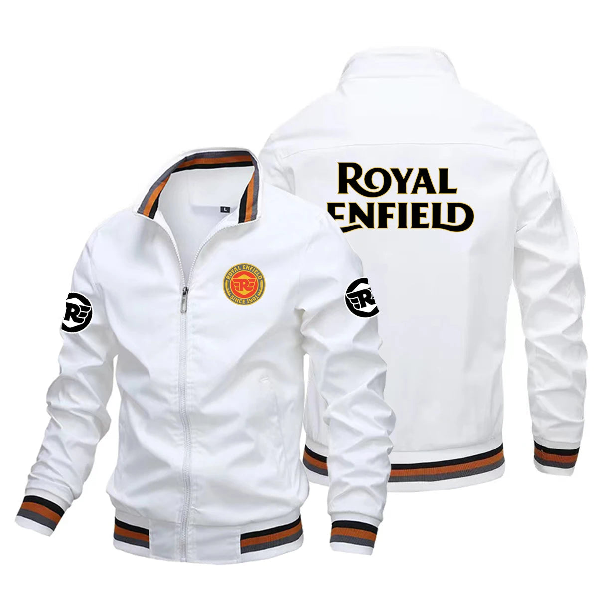 2026 New Retro style Royal Enfield Motorcycle Jacket Racing Jacket Windbreaker Outdoor Sports Bicycle Jacket Men's Clothing tops