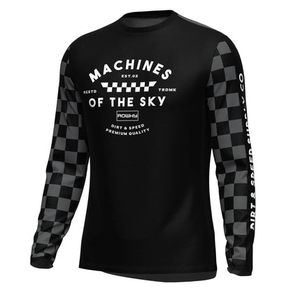 ROWKY Motorcycles Racing T-shirt Mtb Jersey Downhill Camiseta De Motocross Enduro Maillot Hombre Cycling Jersey Men Bike Shirts