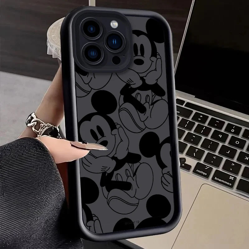 Cartoon Phone Case for iPhone 15 14 13 12 11 Pro Max XS X XR 8 7 6S 6 Plus SE 2020 Silicone Shockproof Cover Funda