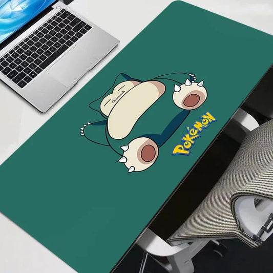 Mouse Pad P-pokemon Snorlax Large Keyboard Mousedesk Pad Non-slip Rubber Gaming Mousepad Laptop Mouse Carpet Game Table Mat