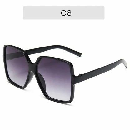 Oversized Square Fashion Gradient Color Sunglasses for Men and Women Driving Beach Party Travel Use - ST Superstore
