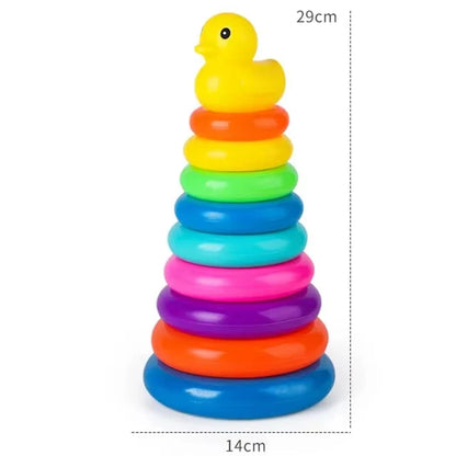 Ball Drop Toys for Toddler 1-3 Montessori Stacking Tower Toy Baby Development Games Educational Learning Activity Birthday Gift
