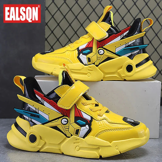 Kids Shoes Boys Sneakers PU Leather Children Sneakers 2024 New Fashion Casual Sports Tennis Shoes for Boy - ST Superstore
