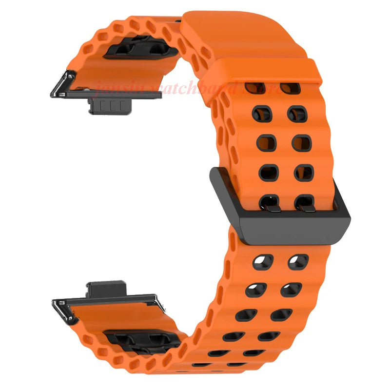 Sports Silicone Strap For Huawei Watch Fit 4 Pro Band Breathable Replacement Bracelet Correa For Huawei Fit3 Fit4 Accessories