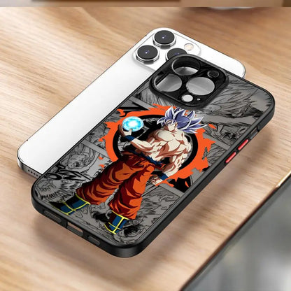 Soft Cover Case for iPhone XR 14 15 Pro MAX XS 11 Plus 11 12 13 Mini 8 7 SE 16 14Pro 12Pro 16 Plus Dragons Balls Goku DBZ - ST Superstore