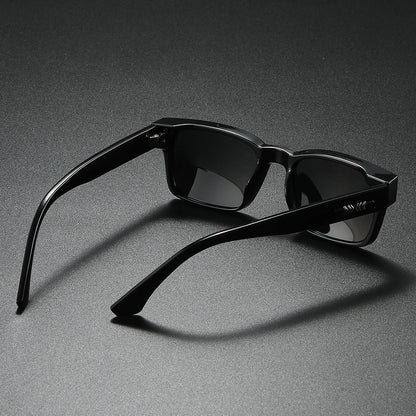 Quality Square Polarized Sunglasses Men Metal Core UV400 Unisex Sun Glasses Travel Hiking Beach Fishing Eyewear