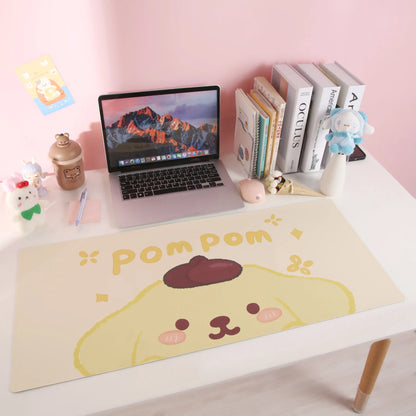 80/35cm Sanrio Hello Kitty Kuromi Office Desk Mat Melody Cinnamoroll Non-Slip Large Keyboard Mouse Pad Game Pads Pc Accessories