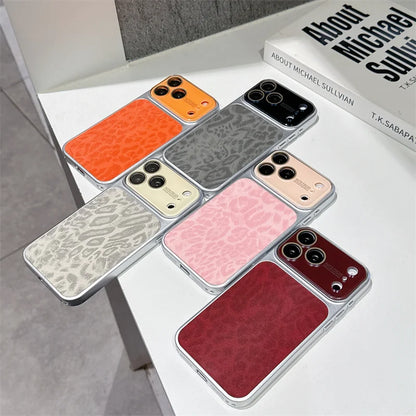 Various phone cases in different colors on a white surface.