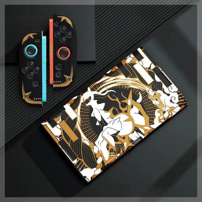 New Hot Cartoon Gengar Case For Switch 2/Ns Oled Game Console Joy-Con Split Type Design Shockproof Drop Proof Protective Cover