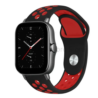 20mm 22mm Bracelet for Amazfit strap Silicone GTS/2/2e/GTS2 Mini/GTR 42mm/47mm/GTR2/2e/stratos 2/3 Sport Watch band Amazfit bip