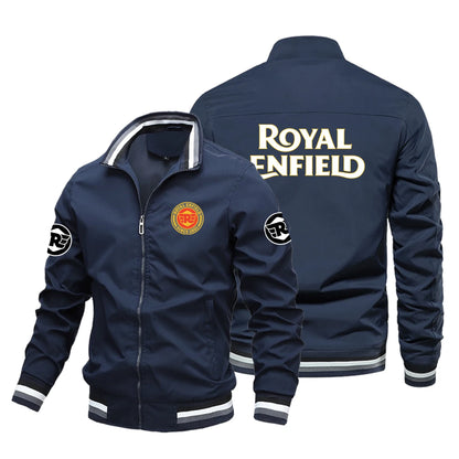 2026 New Retro style Royal Enfield Motorcycle Jacket Racing Jacket Windbreaker Outdoor Sports Bicycle Jacket Men's Clothing tops