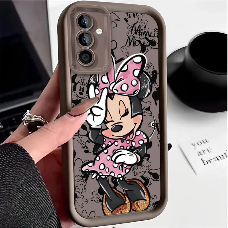 Cartoon Case for Samsung Galaxy S24 S23 S22 S21 Ultra Plus S20 FE A54 A53 A52 A52S A51 A50 A50S A34 A33 A32 5G 4G Cover