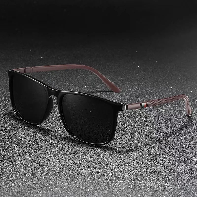 Polarking New Luxury Polarized Sunglasses Men Driving Shades Male Sun Glasses Vintage Travel Fishing Classic Sun Glasses 400