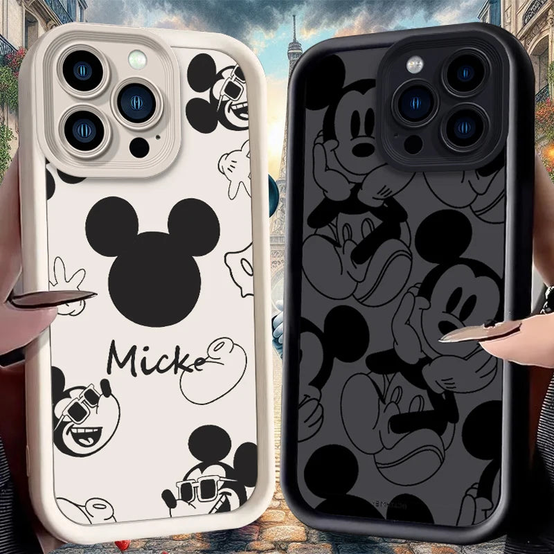 Cartoon Phone Case for iPhone 15 14 13 12 11 Pro Max XS X XR 8 7 6S 6 Plus SE 2020 Silicone Shockproof Cover Funda