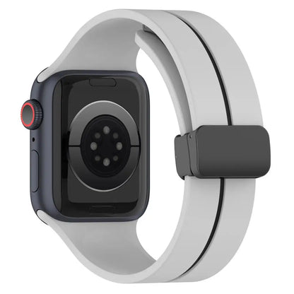 Magnetic Strap For Apple watch ultra 2 band 49mm Silicone Bracelet iWatch Series 9 7 8 6 5 4 3 se 44mm 45mm 40mm 41mm 42mm 38mm