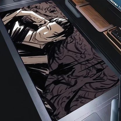 Mouse Pad Jujutsu Kaisen Geto Non-Slip Large Gaming Rubber Mouse Computer Keyboard Mats Game player accessories PC carpet XL XXL