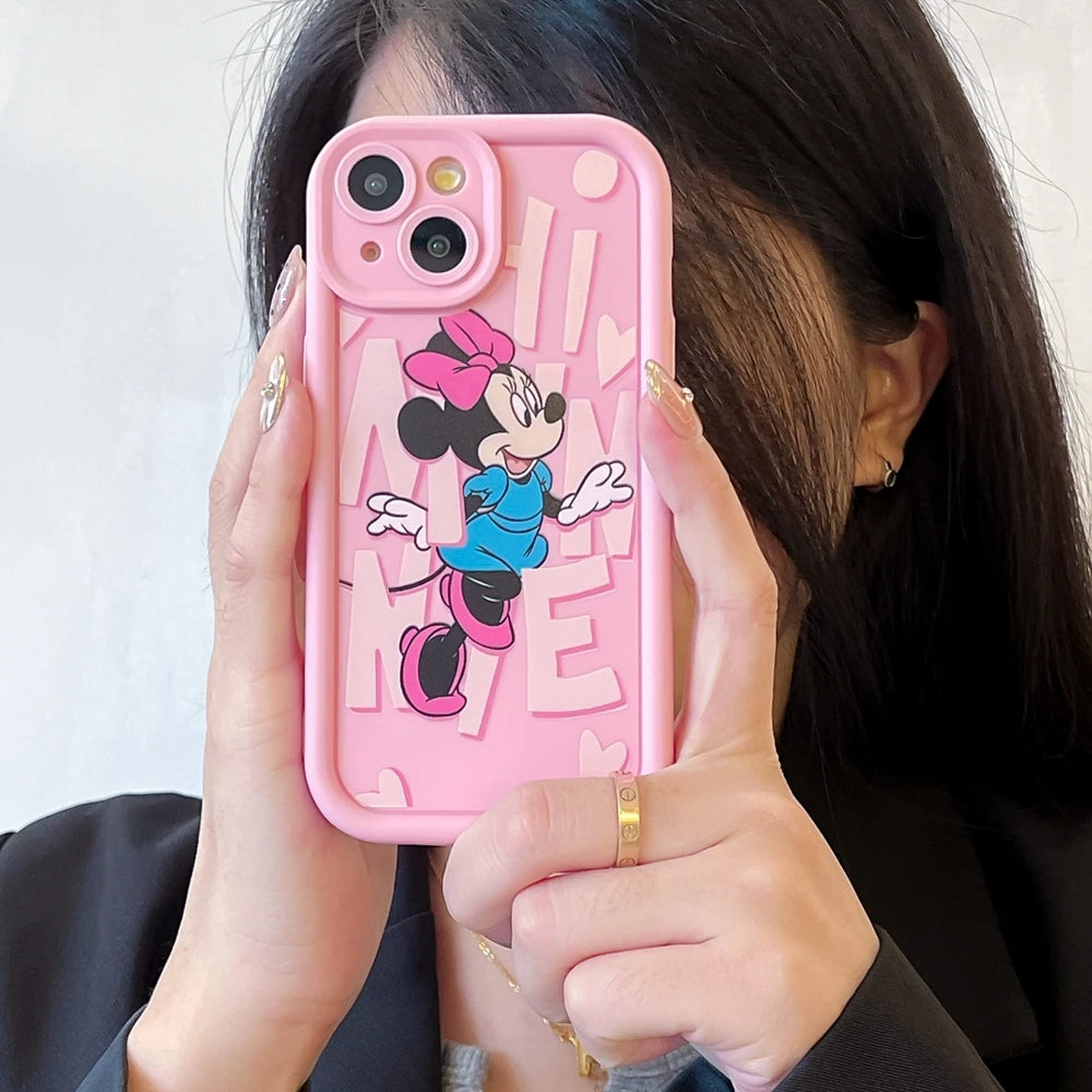 Cute Painting Phone Case For iPhone 14 Plus 15 Pro Max 11 12 13 Mini XR X XS 7 8 SE 2020