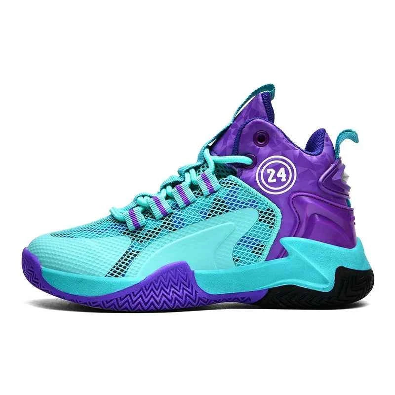 New Kids Basketball Shoes Boys Original Professional Men Field Breathable Gym Cushion Women Basketball Boots Tennis Sports Shoes