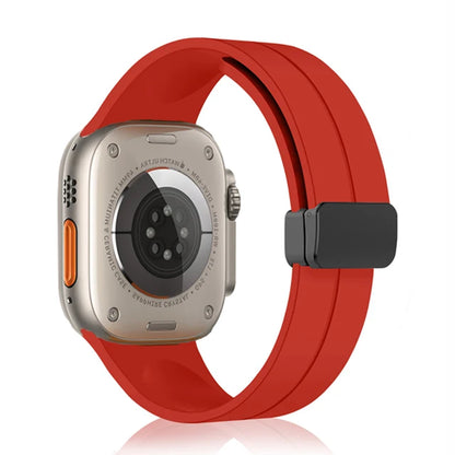 Magnetic Strap For Apple watch ultra 2 band 49mm Silicone Bracelet iWatch Series 9 7 8 6 5 4 3 se 44mm 45mm 40mm 41mm 42mm 38mm