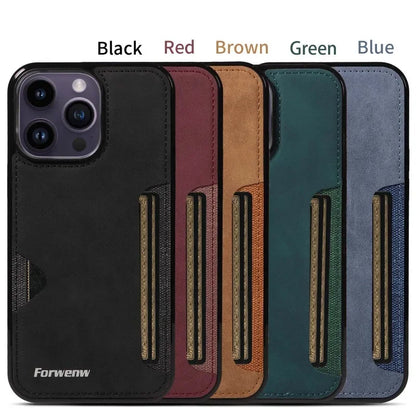 Retro Card Holder Phone Case for iPhone 16 15 14 13 12 11 Pro Max Mini XS XR X SE 2020 2022 7 8 Plus Wallet PU Leather Cover - ST Superstore