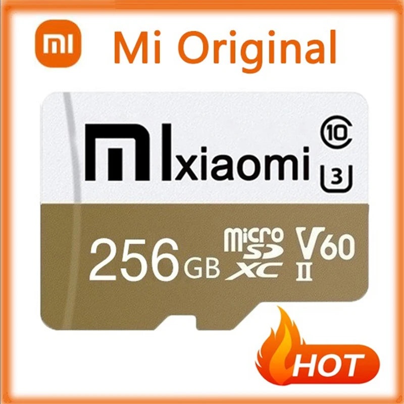 Xiaomi Master copy version Micro SD Card 2TB 1TB 512GB High Speed Memory Card 256GB 128GB Class TF Card for Drone Equipment Audio PC