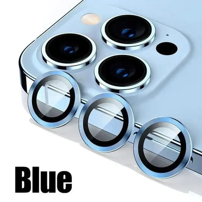 Lens Tempered Glass Protector For IPhone 16 15 14 Plus For 13 Mini For IP 13 14 15 16 Pro Max on Lens Cover Film Black Silvery