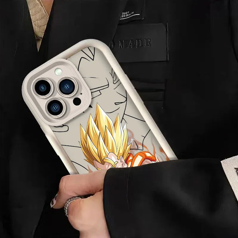 D-Dragons Balls Case for iPhone 16 15 14 13 12 11 Pro Max XS X XR 8 7 6S 6 Plus SE 2020 Liquid Silicone Shockproof Back Cover