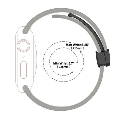 Magnetic Strap For Apple watch ultra 2 band 49mm Silicone Bracelet iWatch Series 9 7 8 6 5 4 3 se 44mm 45mm 40mm 41mm 42mm 38mm
