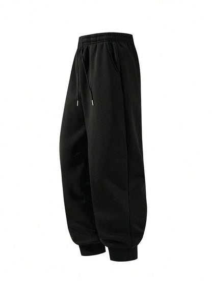 Goku Print New Streetwear 2025 Mens High Waist Cotton Pants Wide Leg Trousers Loose Fit Casual Breathable Sweatpants