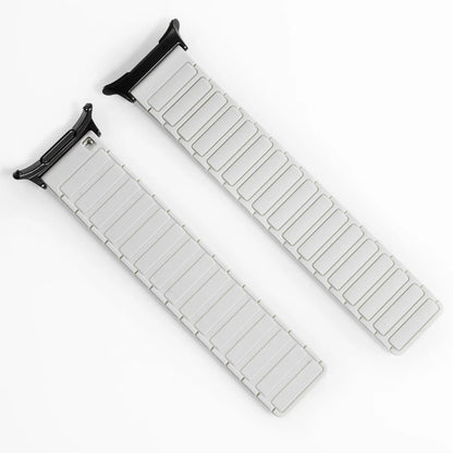 Silicone Magnetic Strap+ Adapter for Galaxy Watch 7 Ultra 47mm Loop Band Bracelet for Galaxy Watch Ultra 47MM No Gaps Quick band
