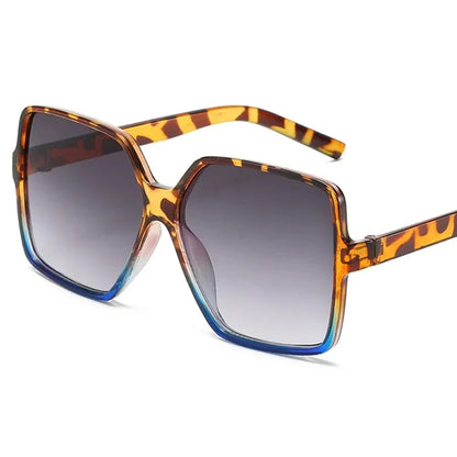 Oversized Square Fashion Gradient Color Sunglasses for Men and Women Driving Beach Party Travel Use - ST Superstore