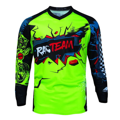 New Downhill Men Mountain Bike Jersey Racing T-Shirt Bicycle Cycling Long Sleeve Sports Shirt Motorsport Motorcycle Motocross