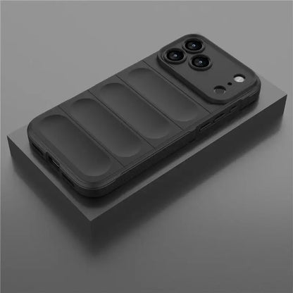 Shockproof Liquid Silicone Protective Phone Case for iPhone 11–17 Series (Air, Pro, Max, Plus)