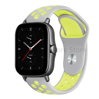 20mm 22mm Bracelet for Amazfit strap Silicone GTS/2/2e/GTS2 Mini/GTR 42mm/47mm/GTR2/2e/stratos 2/3 Sport Watch band Amazfit bip