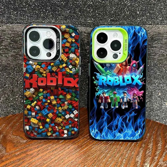 Hot Game-R-Robloxs Phone Case For IPhone 17 16 15 14 13 12 11 Pro Max Plus Color Silver Cover