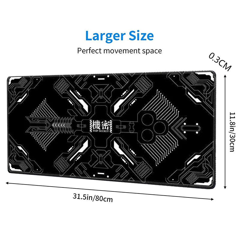 XXL Keyboard Mouse Pad Extra Large Male Gaming Esports Keyboard Pad EVA Laptop Desk Pad Mouse Pad Accessories For Office Game