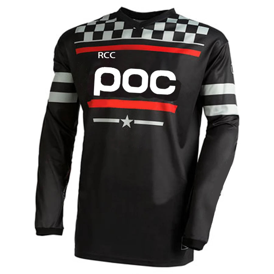 POC 2026 Men Cycling Motocross Jersey Downhil Mountain Bike DH Shirt MX Motorcycle Clothing Ropa for Boys MTB T-Shirts