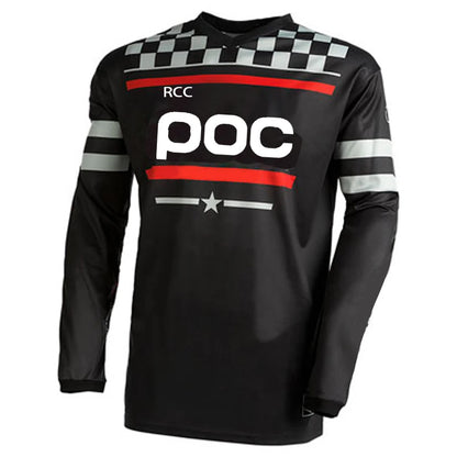 POC 2026 Men Cycling Motocross Jersey Downhil Mountain Bike DH Shirt MX Motorcycle Clothing Ropa for Boys MTB T-Shirts