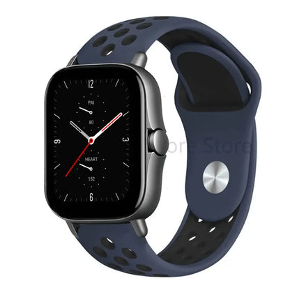 20mm 22mm Bracelet for Amazfit strap Silicone GTS/2/2e/GTS2 Mini/GTR 42mm/47mm/GTR2/2e/stratos 2/3 Sport Watch band Amazfit bip