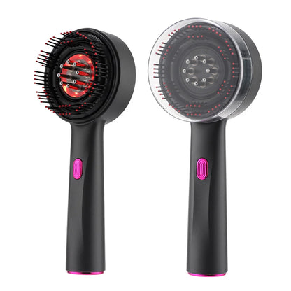 Electric Massage Comb Vibration Hair Massage Scalp Brush Red Light Hair Growth Massager Liquid Oil Applicator Anti Hair Loss