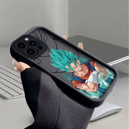 D-Dragons Balls Case for iPhone 16 15 14 13 12 11 Pro Max XS X XR 8 7 6S 6 Plus SE 2020 Liquid Silicone Shockproof Back Cover