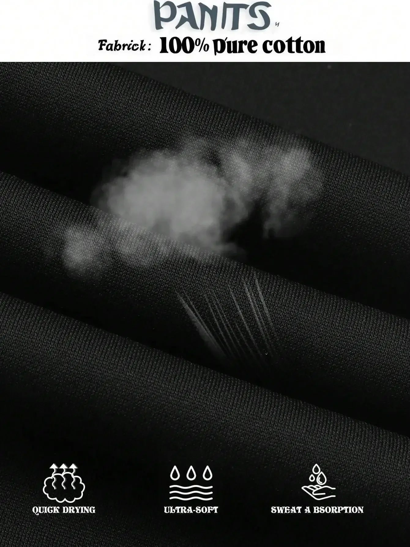 Goku Print New Streetwear 2025 Mens High Waist Cotton Pants Wide Leg Trousers Loose Fit Casual Breathable Sweatpants