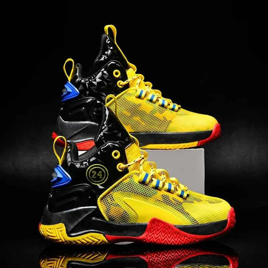 New Kids Basketball Shoes Boys Original Professional Men Field Breathable Gym Cushion Women Basketball Boots Tennis Sports Shoes