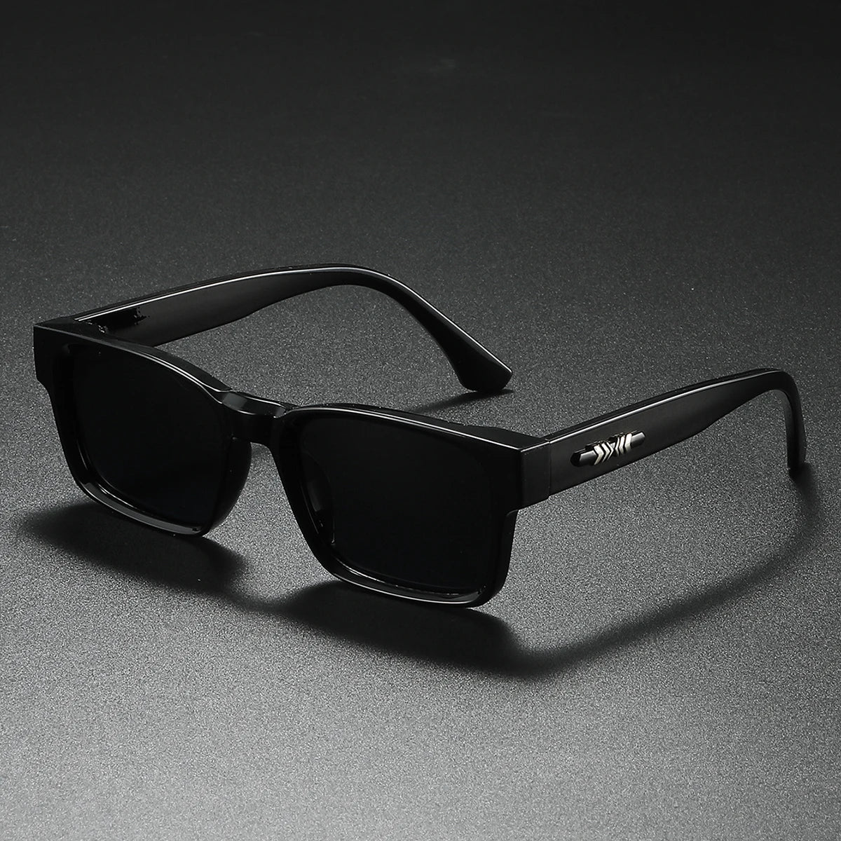 Quality Square Polarized Sunglasses Men Metal Core UV400 Unisex Sun Glasses Travel Hiking Beach Fishing Eyewear