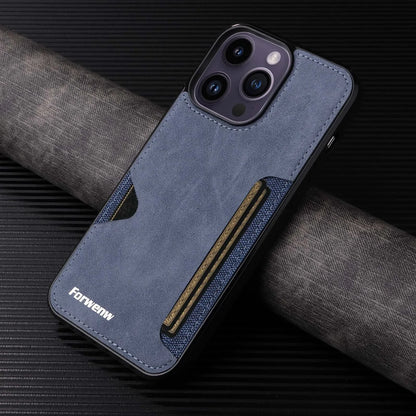 Retro Card Holder Phone Case for iPhone 16 15 14 13 12 11 Pro Max Mini XS XR X SE 2020 2022 7 8 Plus Wallet PU Leather Cover - ST Superstore