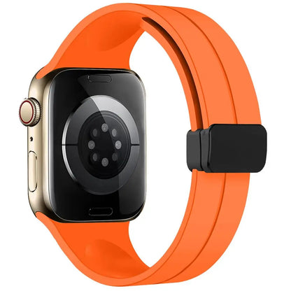 Magnetic Strap For Apple watch ultra 2 band 49mm Silicone Bracelet iWatch Series 9 7 8 6 5 4 3 se 44mm 45mm 40mm 41mm 42mm 38mm