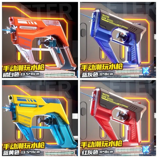 Summer Water Gun manual Shooting Water Beach Toy Gun For kid Children Boys Girls Gift