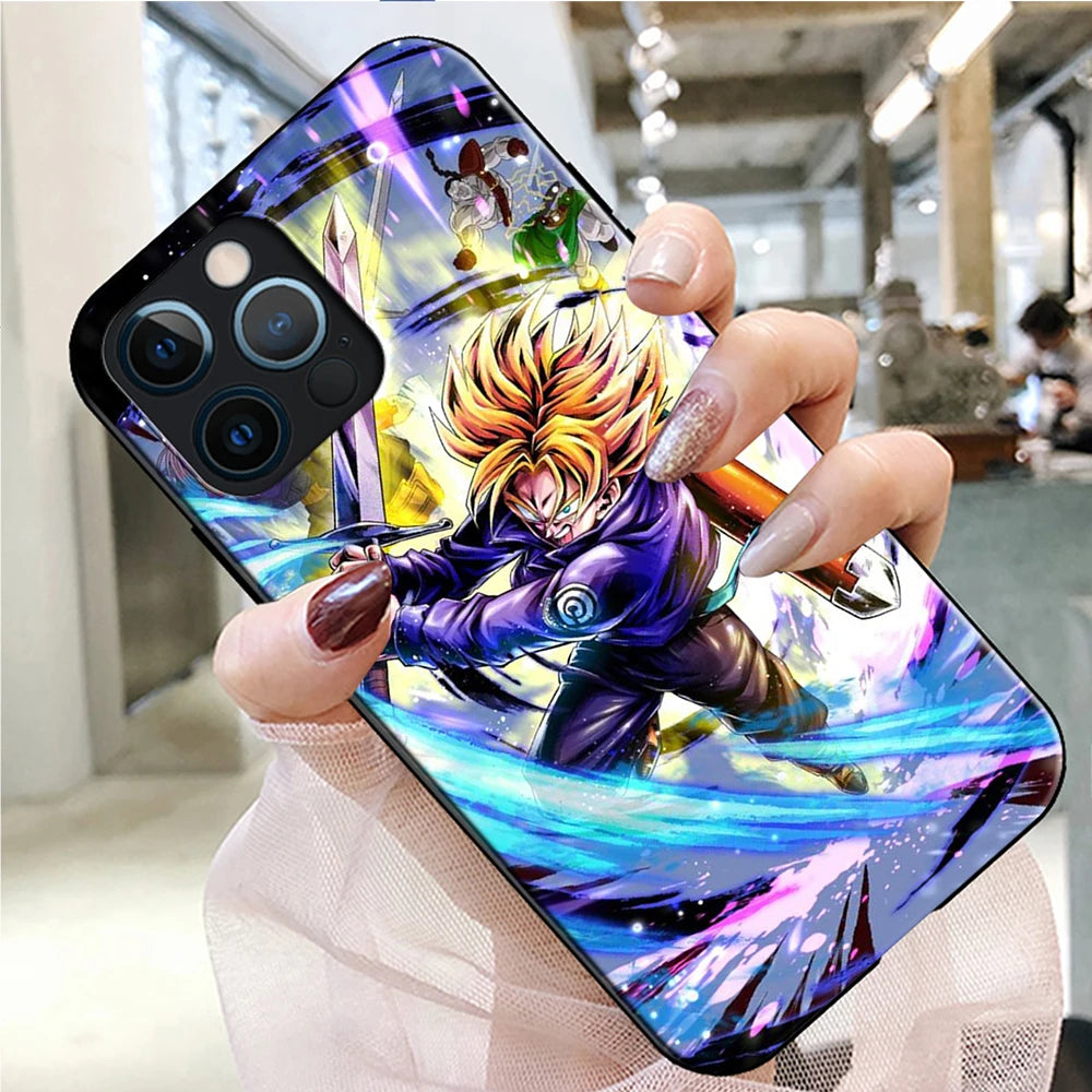 Anime Phone Case for iPhone 16 15 14 13 7 8 Pro Max Mini Plus