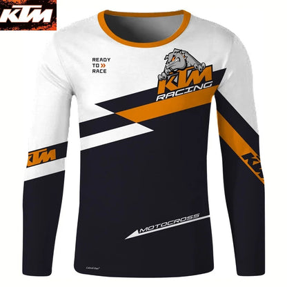 2025 MOTO Downhill Sweatshirt KTM mtb Mountain Bike Downhill Shirt Motocross Sweatshirt Cross Country Bike Enduro DH