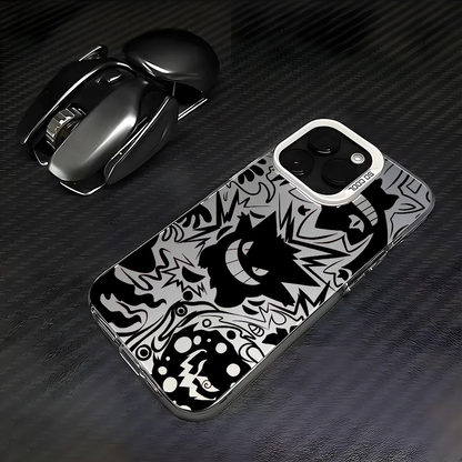 Anime Gengar Cartoon Phone Case For iPhone 16 15 14 13 12 11 Pro Max White Ultra-thin Soft Candy Abrazine Funda